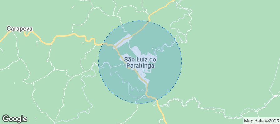 São Luís do Paraitinga Airbnb map